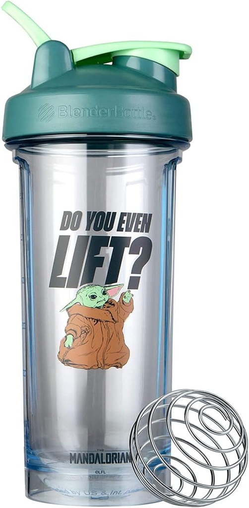 BlenderBottle Star Wars Shaker Bottle Pro Series Perfect for Protein Shakes and Pre Workout, 28-Ounce, Do You Even Lift?