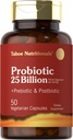 Tahoe Nutritionals Prebiotic, Probiotic & Postbiotic | 25 Billion CFU | 50 Powder Pills | Men and Women's Digestive Health | Vegetarian and Non-GMO Supplement