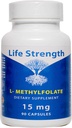 L-Methylfolate 15 MG, Optimized & Highly Bioactive Methyl Folate, 5-MTHF Supplement for Mood and Immune Support, Natural Diet Supplement for Energy, Non-GMO & Gluten-Free, 90 Capsules