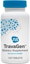 NeuroScience Calm Aid & Mood Support Supplement - TravaGen - with L Tryptophan, L Theanine & Vitamin B12 Complex - Serotonin & GABA Neurotransmitter Supplement (120 Capsules)
