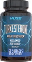 Turkesterone Supplement (500mg) Ajuga Turkestanica Extract, Improve Lean Muscle Mass, Exercise Performance, Improve Muscle Recovery with Our Softgel Absorption Technology (60 Softgels)