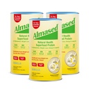 Almased Vanilla Meal Replacement Shake - Low-Glycemic High Plant Base Protein Powder- Nutritional Weight Health Support Supplement - Vanilla Flavor - 17.6 oz (1.1 Pound (3 Pack))