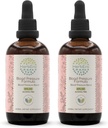 HerbEra Blood Pressure Formula B120 Alcohol-Free Extract Tincture: Hawthorn Leaf, Motherwort Herb, Cayenne Pepper, Hibiscus Flower, Spirulina. Blood Pressure Blend 2x4 Fl Oz