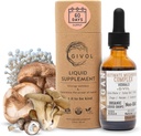 Ultimate Immune Mushroom Complex Liquid Drops: Dynamic Herbal Blend for Enhanced Performance & Energy, Fresh Lion's Mane, Reishi, Chaga Extracts, Vitamins, 60 Days Supply