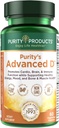 Purity Products Dr. Cannell's Advanced D from Vitamin D3 Super Formula - Packed with Vitamin D, Vitamin K2, Zinc, Magnesium Citrate, Boron and Taurine - 60 Vegetarian Capsules