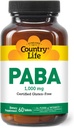 Country Life, Paba 1000Mg, 60 Count