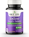 Lugol’s Iodine Tablets 6.25mg – Precise-Dose Thyroid & Energy Support – No Harsh Liquid, Stable Potassium Iodide Supplement – 90 Ct, Non-GMO, No Preservatives