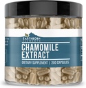 Earthborn Elements Chamomile Extract 200 Capsules, Pure & Undiluted, No Additives