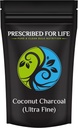 Prescribed For Life Activated Charcoal Powder, Coconut Shell Charcoal Ultra Fine Husk Food Grade Powder (5lb)