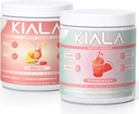 Kiala Nutrition Super Greens, Organic Greens Powder, Spirulina & Chlorella Superfood Powder, Sugar & Gluten Free Vegan, Spectra Blend, Miami Vice, Watermelon Slush 2 Pack