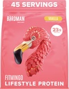 BIRDMAN Fitmingo Vegan Protein Powder with Inositol, Collagen Boosters, Hyaluronic Acid and Vitamins | Low Carb, Dairy Free, Low Calorie | 23g Plant Based Blueberry Protein Powder with Myo-Inositol