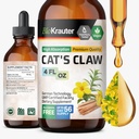 BIO KRAUTER Cats Claw Tincture - Liquid Cats Claw Herb for Immune Support - Alcohol & Sugar Free - Vegan Drops 4 Fl.Oz.