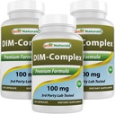 Best Naturals DIM Complex 100 mg 120 Capsules (120 Count (Pack of 3))