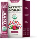 Snap Supplements USDA Organic Beet Root Nitric Oxide Supplement, Supports Circulation and Healthy Blood Pressure Already Within Normal Range, 10 Single-Serve Packs, Mixed Berry