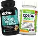 Colon Cleanser Detox Supplement Capsules - 15 Day Colon Cleanse Pills & Probiotic Herbal Formula - Daily Bowel Movement Supplements for Intestinal Stomach Bloating Digestive Gut Cleansing Support