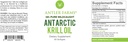 Antler Farms - 100% Pure Wild Caught Antarctic Krill Oil from Cold, Pristine Waters, 60 Softgels – Clean, Omega-3 EPA + DHA Supplement w/Astaxanthin, Rapid Absorption