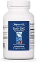 Allergy Research Group Biotin 5000 Supplement - 5000mcg Biotin, Vitamins for Hair, Skin and Nails, High Dose, Vegetarian Capsules, Hypoallergenic, Gluten Free - 60 Count