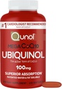 Qunol Mega Ubiquinol CoQ10 100mg Softgels- Superior Absorption - Active form of Coenzyme Q10 for Heart Health - 4 Month Supply - 120 Count