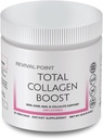 Total Collagen Boost with Verisol® Bioactive Collagen peptides Peptides Powder, Hyaluronic Acid & Marine Collagen