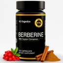 Berberine with Ceylon Cinnamon 1200mg – 97% Purity- Non-GMO, Gluten-Free, Lab-Tested Vegan Berberine Supplement (120 Count)