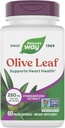 Nature's Way Olive Leaf Standardized Extract Supplement, Supports Heart Health*, 250 mg Per Serving, Gluten Free, Vegan, 60 Capsules (Packaging May Vary)