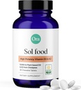 Ora Organic Vitamin D3 5000IU + K2 - Vegan Vitamin D from Lichen and K2 from Chickpeas for Bone Health, Immune Support, & Mood, Maximum Absorption - 1 Month Supply, 30 Chewable Tablets