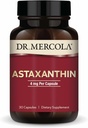 Dr. Mercola Organic Astaxanthin - 4 mg Astaxanthin - Powerful Antioxidant Support - Organic Microalgae Extract - Non-GMO, Gluten-Free & Soy-Free - 30 Capsules (30 Servings)