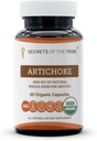 Secrets of the Tribe Artichoke 60 Capsules, 1000 mg, Artichoke (Cynara scolymus) Dried Leaf (60 Capsules)
