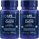 Life Extension Super Ubiquinol CoQ10 with Enhanced Mitochondrial Support, ubiquinol CoQ10, shilajit, potent heart health & cellular energy production support, ultra-absorbable, gluten-free, 60 softgel