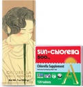Sun Chlorella Green Goodness Bundle - 500mg Superfood, Non-GMO 120 Tablets + Udon Noodles Chlorella, Ready to Cook, Vegan, Vegetarian 7.8 oz (4 Servings)