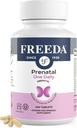 FREEDA Prenatal Vitamin - Kosher Prenatals - Prenatal Vitamins with Iron, Prenatal Folic Acid, Choline, Vitamin D - One Daily Pre Natal Multivitamin Support for Pregnant & Lactating Women (250)