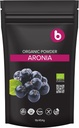 b Organic Aronia Berry Powder - Black Chokeberry Superfood High in Anthocyanins & Polyphenols - Supports Immune System - Chokeberries Organic Superfood - Aronia Berries - Vegan, Gluten-Free - 1lb