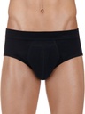 PRO-TECH-Dry - Washable & Reusable Urinary Incontinence Cotton Brief Underwear for Men, with Front Absorbent Area (Black, XX-Large)