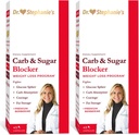 Dr. Stephanie's Mealtime Carb & Sugar Blocker - Reduce Digested Carbs & Sugars, Stimulant-Free (2 Pack)