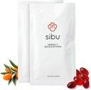 sibu Sea Buckthorn Omega-7 Softgels (60-Day Refill Sachet) – Supplement for Healthy Skin, Hair, Nails and Dryness