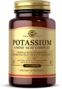 Solgar Potassium Amino Acid Complex - 100 Tablets - Promotes Electrolyte Balance - Non-GMO, Vegan, Gluten Free, Dairy Free, Kosher - 100 Servings