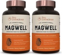 Live Conscious Magnesium Zinc & Vitamin D3 - Bioavailable Forms of Magnesium - Malate, Glycinate, Citrate - MagWell Bone & Heart Health, Immune System Support - 120 Capsules (2-Pack)