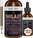 Shilajit Resin Organic Liquid Supplement, Shilajit Himalayan Organic, Shilajit Liquid Drop, Shilajit Drop Contain 85 Trace Minerals, Alternative to Resin & Capsules, 60 ml