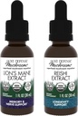 Host Defense Bundle with Lion's Mane Extract, 1 fl oz & Reishi Extract, 1 fl oz - Support Brain Health, Memory & Focus - Support Heart & Immune Health*