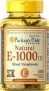 Puritan's Pride Mixed Tocopherols Natural Vitamin E, 100 Count