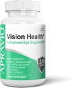 Vision Health Advanced Eye Supplement, AREDS2 Eye Vitamins w/Vitamin C, Vitamin E, Zinc, Copper, Lutein, Zeaxanthin, & Antioxidants for Eye Health & Eye Protection, 120ct