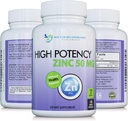 Zinc 50mg - Zinc Picolinate Immune Health Support Supplement 120 Veggie Capsules for Adults and Kids Vitamin, Well-Absorbed High Potency Pure Zinc Supplements - 50mg Per Serving