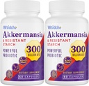 300 Billion AFU Akkermansia Probiotic | Supplement for Women & Men, 2 Bottles