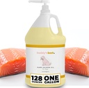 Salmon Oil for Dogs by Buddy’s Best – 1 Gallon (128oz) | 100% Norwegian Fish Oil | Human-Grade & Odorless | Omega 3 Supplement for Coat & Joints