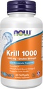 NOW Foods Supplements, Neptune Krill, Double Strength 1000 mg, Phospholipid-Bound Omega-3, 60 Softgels