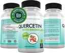 DOCTOR RECOMMENDED SUPPLEMENTS Quercetin 800mg w/Bromelain 165mg Per Serving- 120 Veggie Capsules-Full 60 Day Supply, Vitamin Supplement to Support & Bioflavonoids, Gluten Free, Non-GMO