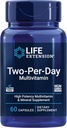 Life Extension Two-Per-Day Multivitamin - for Heart, Brain, Blood Vessel & Cellular Health – Essential Vitamins & Minerals for Well-Being - Two Per Day - Gluten-Free – Non-GMO – 60 Capsules
