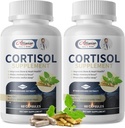 2pack Cortisol Supplement,10-in-1 Cortisol Reducer Manager for Women,with Magnesium, Ashwagandha,Rhodiola, L-Theanine