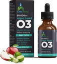 Omega 3 Liquid Vegan Drops - DHA & EPA from Algae Oil - 60 ml Dropper Bottle - 2000 mg per Serving - Supports Overall Body Wellness Supplement for The Whole Family