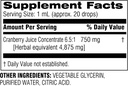 Botanic Choice Alcohol Free Liquid Extract Herbal Supplements, Cranberry, 1 Ounce